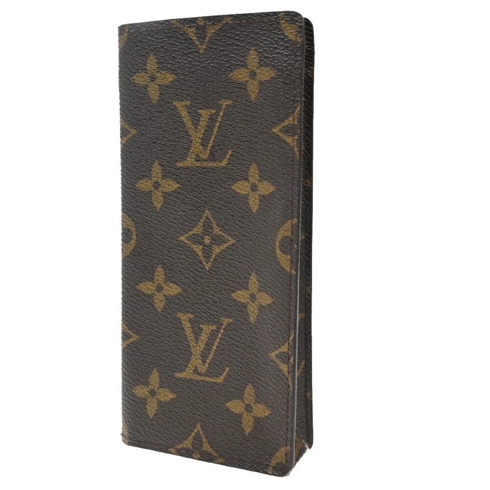 LOUIS VUITTON Etui Lunette Simple Glasses Case Monogram Leather 148-082725